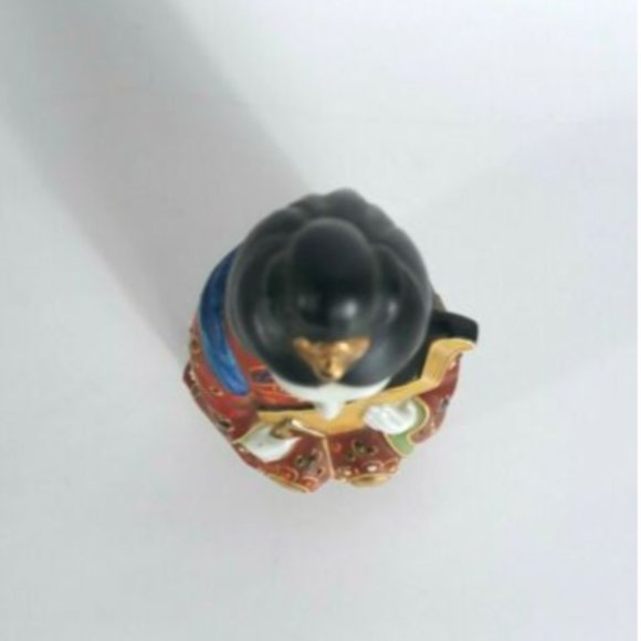 Kutani Ware Benzatien Benten Moriage Porcelain - Picture 5 of 7